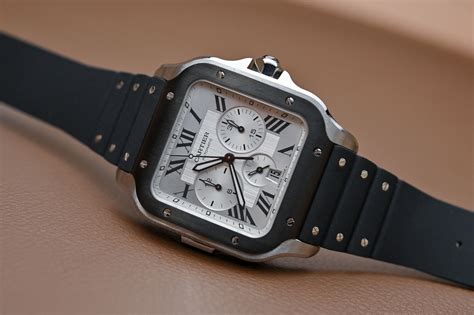 Santos de Cartier Chronograph watch.